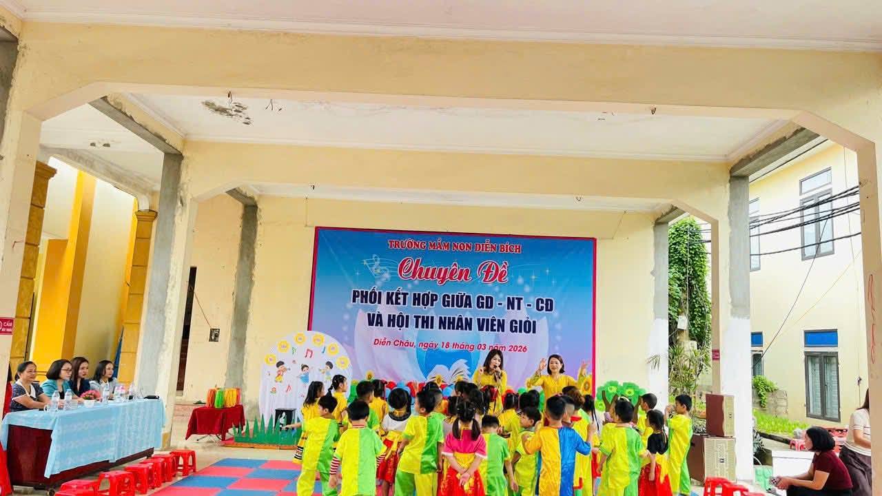chuyên đề “Phối hợp Gia đình – Nhà trường – Cộng đồng trong chăm sóc, giáo dục trẻ” cùng Hội thi “Nhân viên nuôi dưỡng giỏi”.